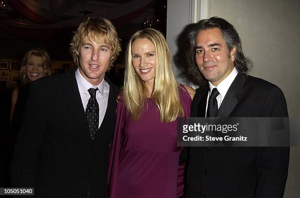Owen Wilson, Kelly Lynch and Mitch Glazer during The 15th Carousel Of Hope Ball - VIP Reception at Beverly Hilton Hotel in Beverly Hills, California,...