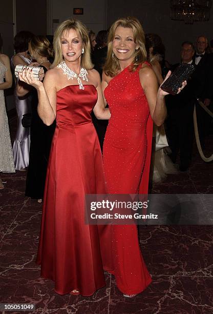 Donna Mills and Vanna White during The 15th Carousel Of Hope Ball - VIP Reception at Beverly Hilton Hotel in Beverly Hills, California, United States.