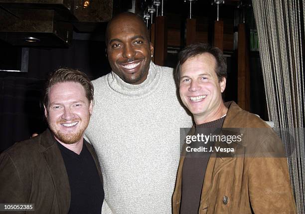 Donal Logue, John Salley and Bill Paxton during Tom Arnold's "How I Lost 5 Pounds in 6 Years" Book Party at Balboa Lounge in Los Angeles, California,...