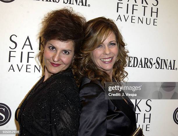 Nia Vardalos and Rita Wilson during Stella McCartney to be Honored at "An Unforgettable Evening" Presented by Saks Fifth Avenue to Benefit...