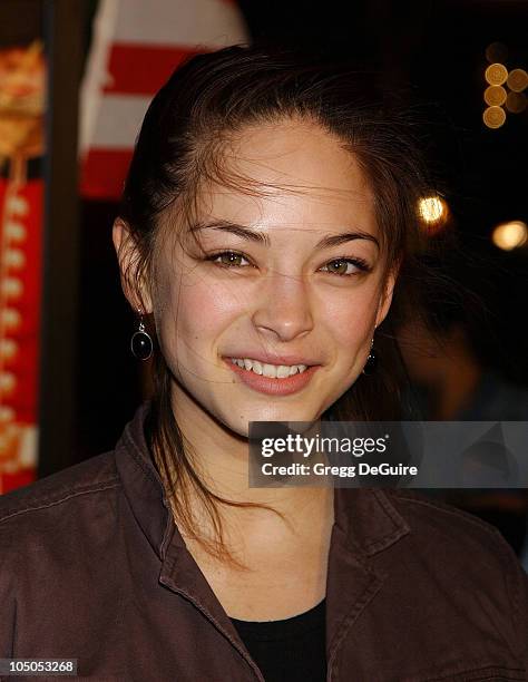 Kristin Kreuk of "Smallville" during "What A Girl Wants" Premiere - Arrivals at Cinerama Dome in Hollywood, California, United States.