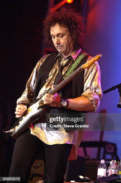 Mike Campbell during Tom Petty and the Heartbreakers Tour 2002 - Los Angeles at The Forum in Los Angeles, California, United States.