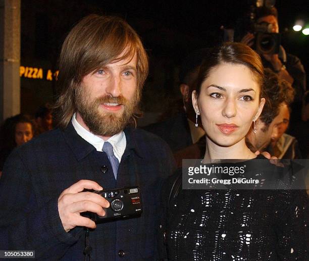 Spike Jonze, director & Sofia Coppola during "Adaptation" Premiere - Los Angeles at Mann Village Theatre in Westwood, California, United States.