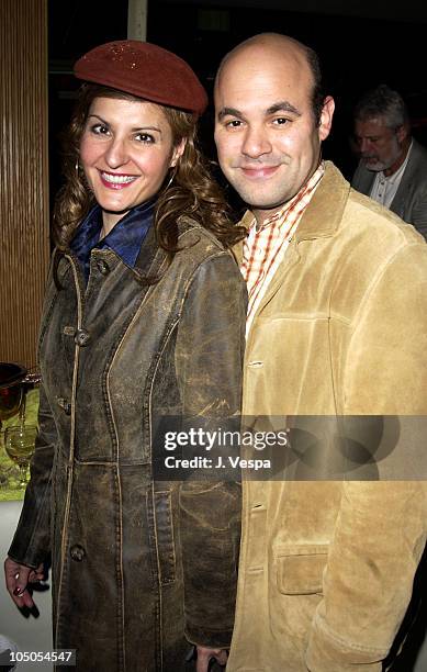 Nia Vardalos and Ian Gomez during "About Schmidt" Premiere - After-Party at Academy of Motion Picture Arts and Sciences in Beverly Hills, California,...