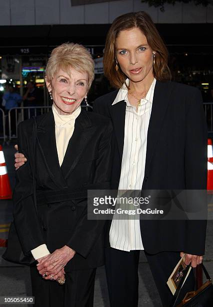Janet Leigh & Kelly Curtis during "It Runs In The Family" Premiere - Arrivals at Mann Bruin Theatre in Westwood, California, United States.