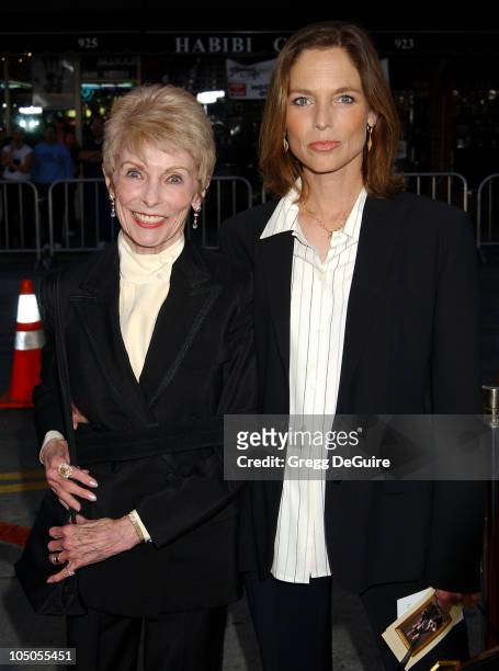 Janet Leigh & Kelly Curtis during "It Runs In The Family" Premiere - Arrivals at Mann Bruin Theatre in Westwood, California, United States.
