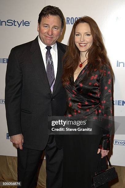 John Ritter & Amy Yasbeck during Producer Brad Grey Honored at Project A.L.S. "Friends Finding A Cure" at Regent Beverly Wilshire Hotel in Beverly...