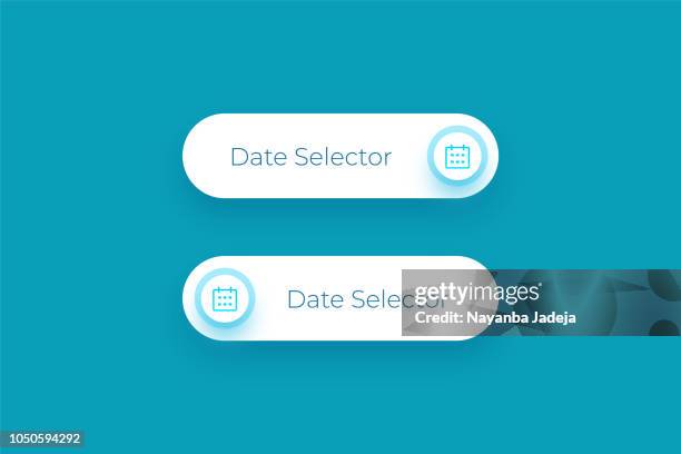 date selector button ui, user interface, sliding buttons, ui-kit vector design. - dates fruit bar stock illustrations