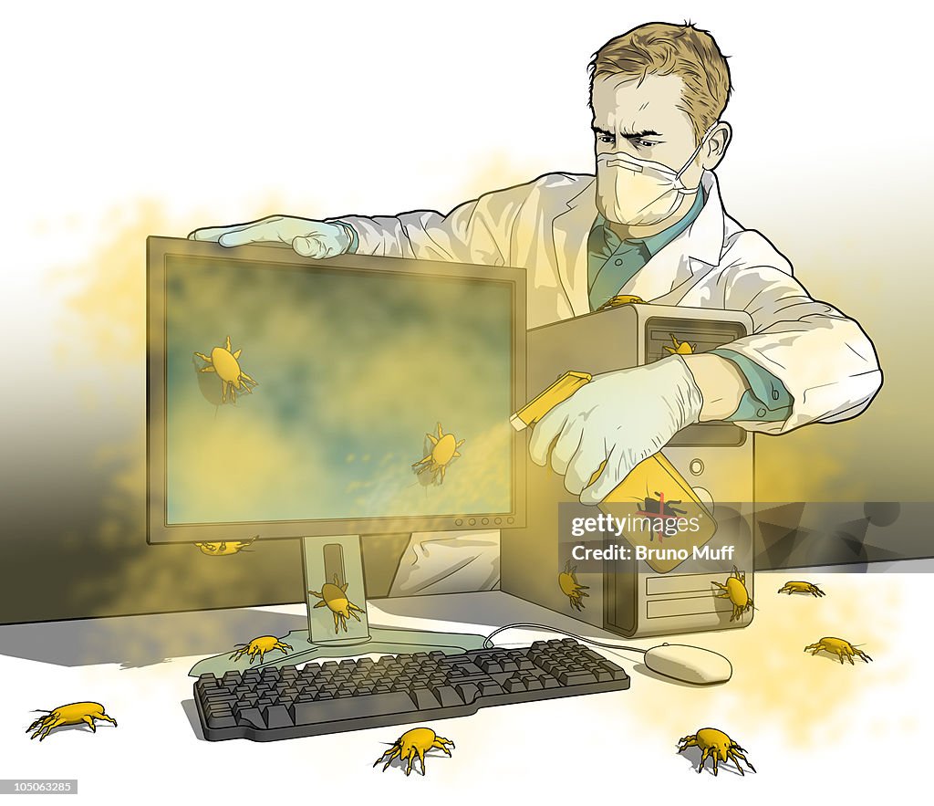Computer Virus Bug High-Res Vector Graphic - Getty Images