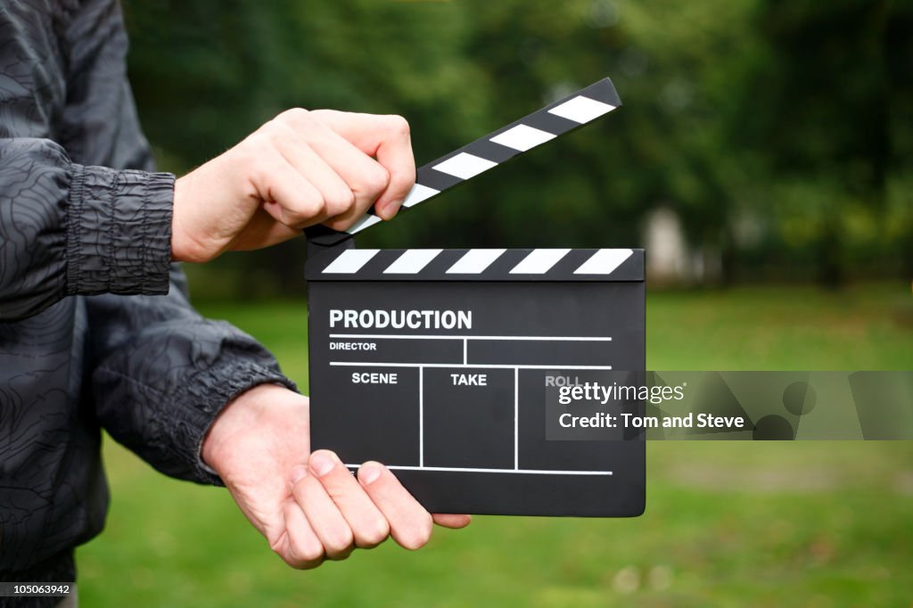 Clapper-Board, Lights, Camera, ACTION!