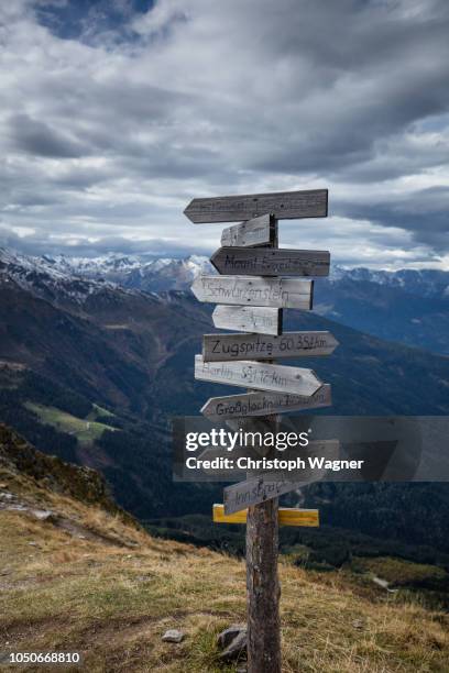 österreich tirol - kellerjoch - zillertal stock-fotos und bilder