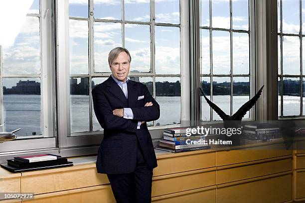 Fashion Designer Tommy Hilfiger is photographed for Marie Claire Spain.