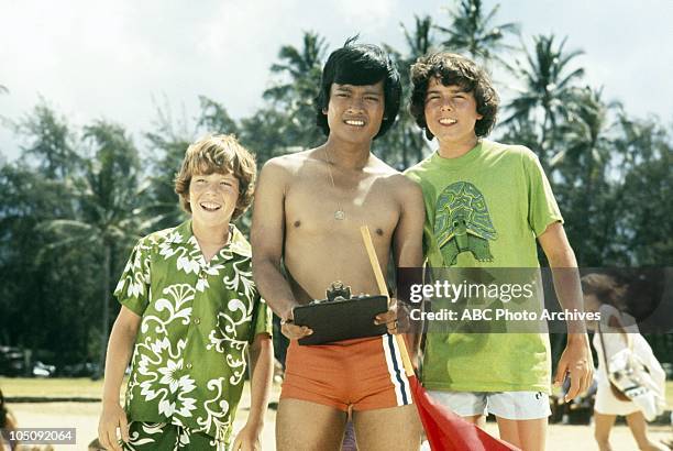 Hawaii Bound" - Airdate September 22, 1972. MIKE LOOKINLAND;PATRICK ADIARTE;CHRISTOPHER KNIGHT