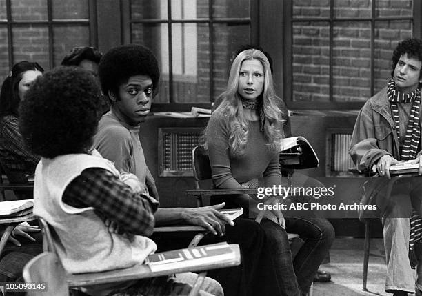 Angie" - Airdate January 12, 1978. ROBERT HEGYES;LAWRENCE HILTON-JACOBS;MELONIE HALLER;RON PALILLO