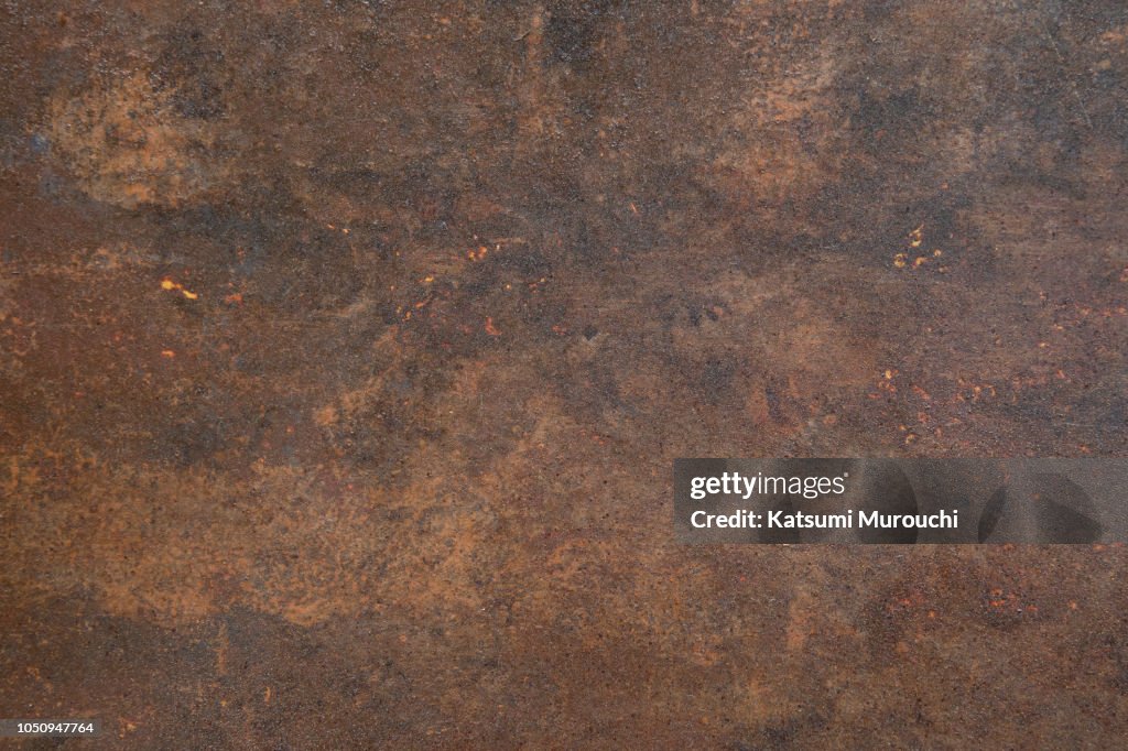 Rusty iron plate texture background