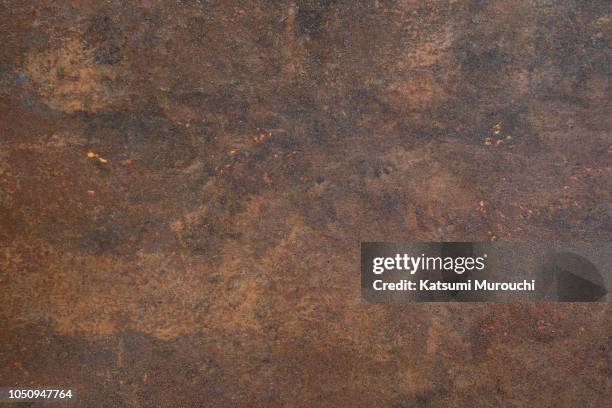 rusty iron plate texture background - 金属 ストックフォトと画像