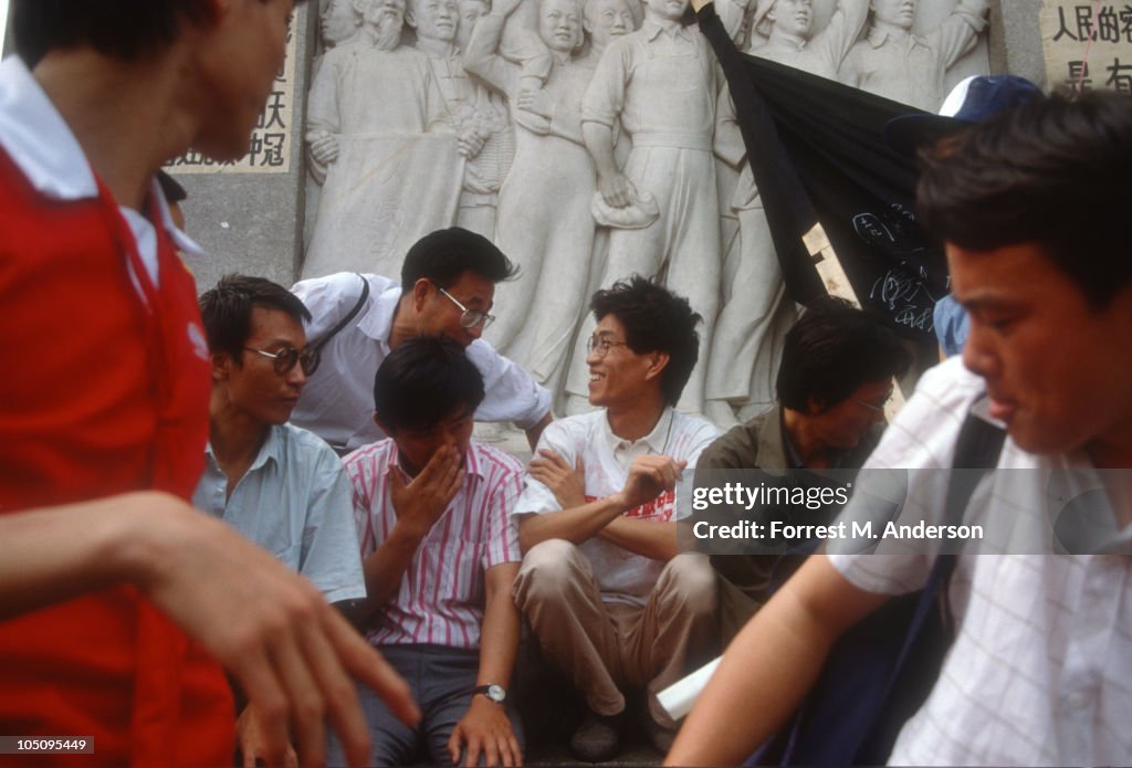 Demonstration In Tiananmen Square