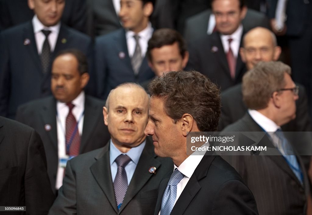 Tim Geithner US Treasury Secretary Timothy Geithner arrives for the International ...