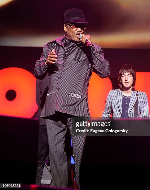 Bobby Womack performs in concert at Madison Square Garden on October 8, 2010 in New York City.