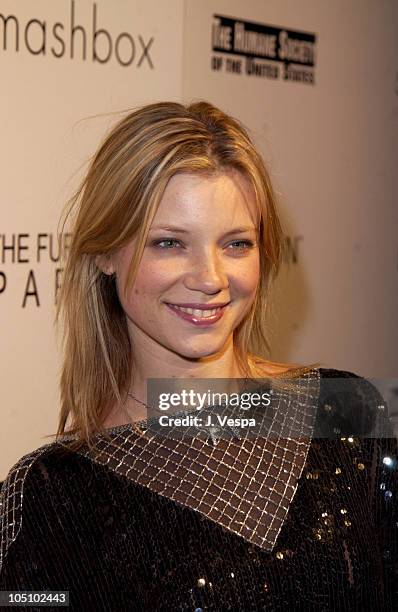 Amy Smart during Smashbox Fashion Week Los Angeles - Clean Presents The Fur Free Party at Smashbox Studios in Culver City, California, United States.