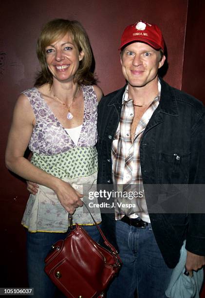 AlAllison Janney and Richard Jenik during Maxim Reinventing the Wheels Party at A.D. In Los Angeles, California, United States.