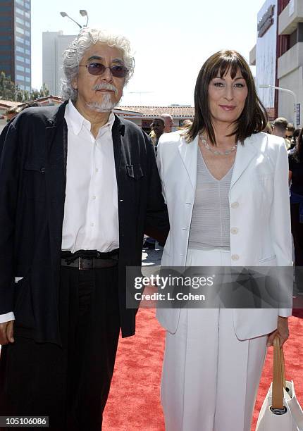 Anjelica Huston and Robert Graham during "Daddy Day Care" Premiere Benefiting the Fulfillment Fund at Mann National - Westwood in Westwood,...