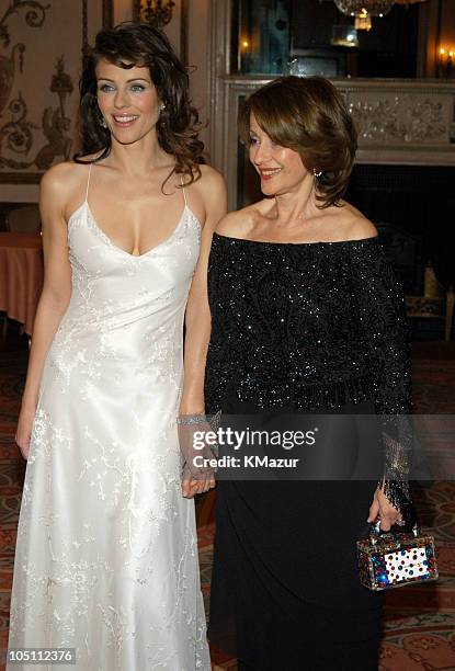 Elizabeth Hurley and Evelyn Lauder during The Breast Cancer Research Foundation - A Night to Remember at Waldorf Astoria in New York City, New York,...