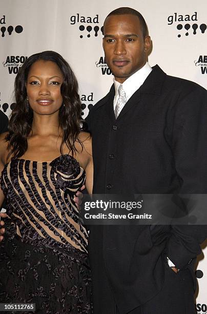 Garcelle Beauvais-Nilon and Henry Simmons during The 14th Annual GLAAD Media Awards Los Angeles - Press Room at Kodak Theatre in Hollywood,...