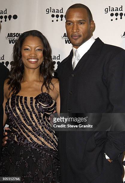 Garcelle Beauvais-Nilon and Henry Simmons during The 14th Annual GLAAD Media Awards Los Angeles - Press Room at Kodak Theatre in Hollywood,...