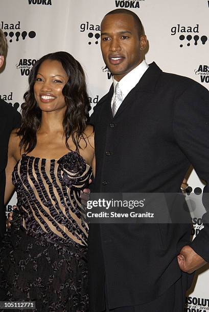 Garcelle Beauvais-Nilon and Henry Simmons during The 14th Annual GLAAD Media Awards Los Angeles - Press Room at Kodak Theatre in Hollywood,...