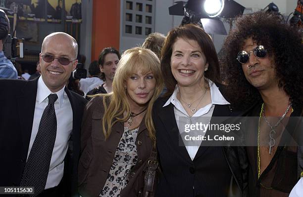 Producer Donald De Line, Music Supervisor Kathy Nelson, Sherry Lansing & Slash