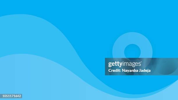 abstract background blue. smooth, curve vector graphic - certificate blur stock illustrations