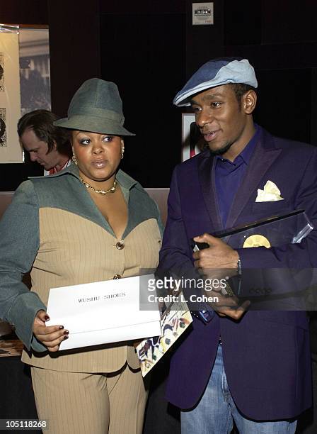 Jill Scott & Mos Def with Baliston Shoes during Backstage Creations' Celebrity Gift Retreat for 2003 Essence Awards at Kodak Theatre in Hollywood,...