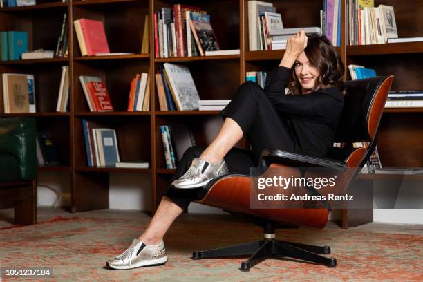 Iris Berben poses at the 'Der Vorname' portrait session during the 14th Zurich Film Festival on October 06, 2018 in Zurich, Switzerland.