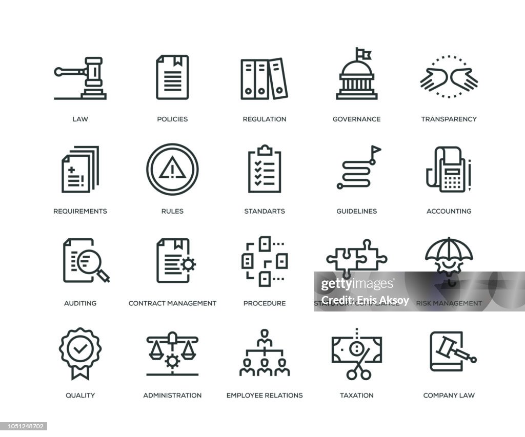 Compliance Icons - Line Series