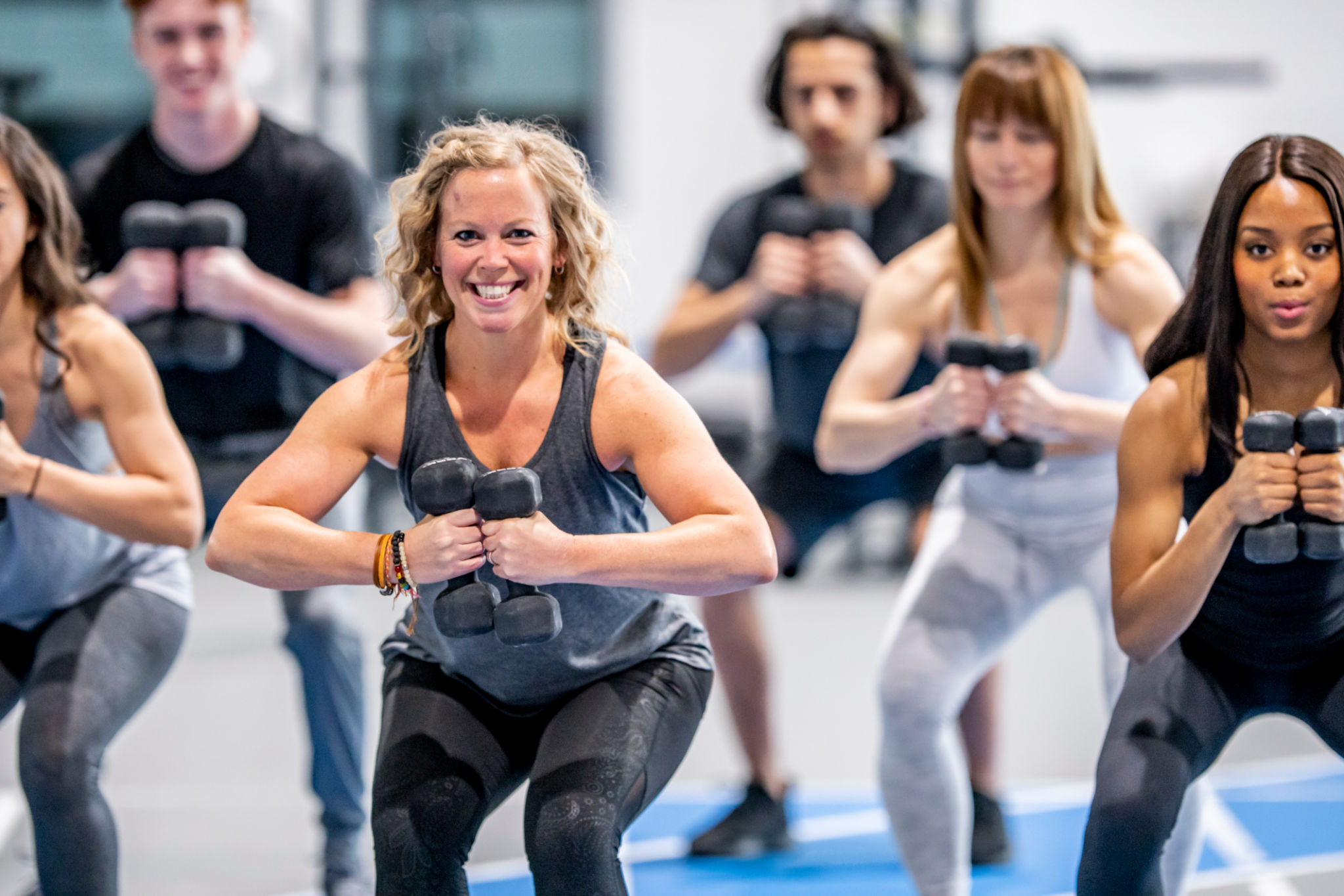 fitness group class
