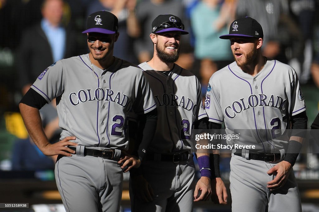 Divisional Round - Colorado Rockies v Milwaukee Brewers - Game One