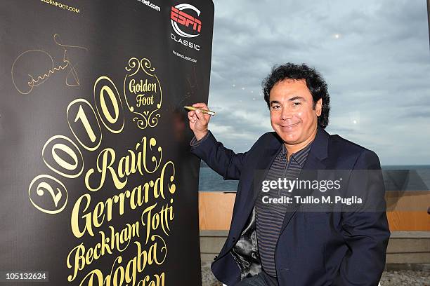 Hugo Sanchez attends the Golden Foot Previews on October 10, 2010 in Monaco, Monaco.