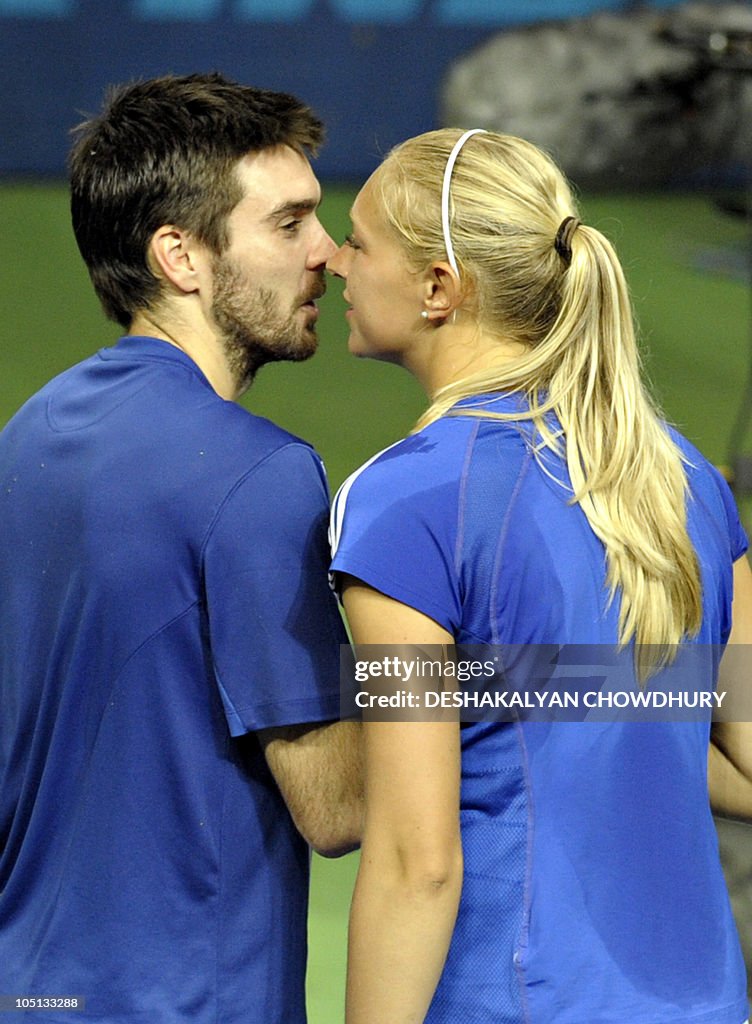 Scotland tennis players Colin Fleming (L