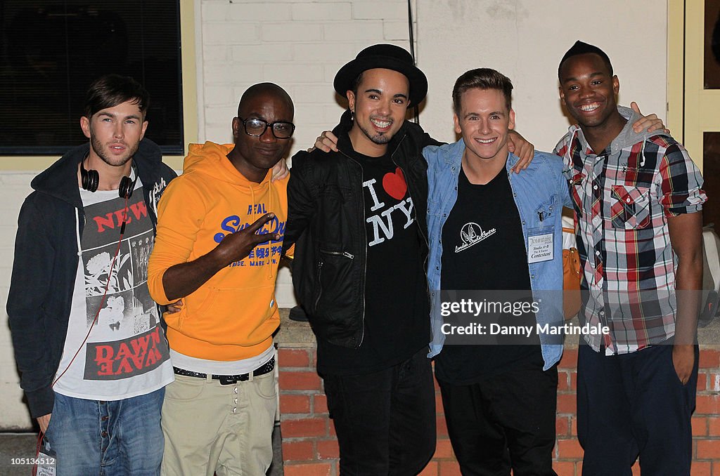 'X Factor' Contestants Sighting in London - October 10, 2010