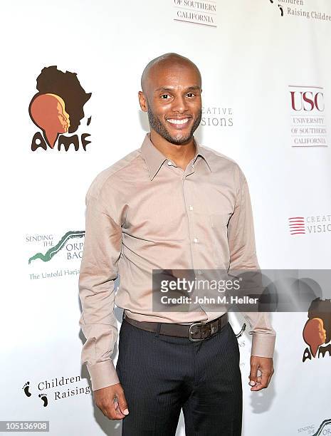 Singer Kenny Lattimore attends the 1st Annual Children Raising Children Fundraising Event to benefit the African Millennium Foundation Project at a...