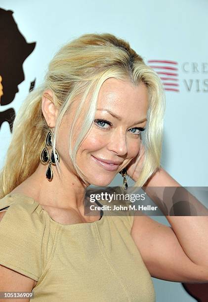Actress Charlotte Ross attends the 1st Annual Children Raising Children Fundraising Event to benefit the African Millennium Foundation Project at a...