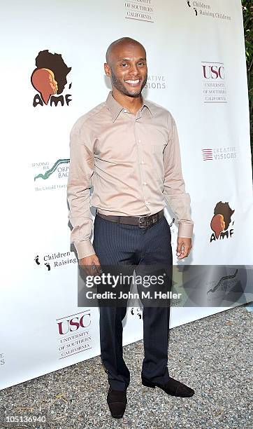 Singer Kenny Lattimore attends the 1st Annual Children Raising Children Fundraising Event to benefit the African Millennium Foundation Project at a...