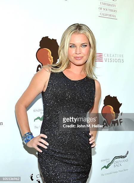 Actress Rebecca Romijn attends the 1st Annual Children Raising Children Fundraising Event to benefit the African Millennium Foundation Project at a...
