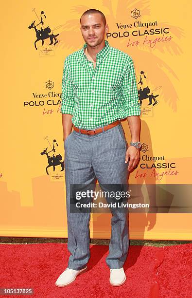 Actor Jesse Williams attends the 1st Annual Veuve Clicquot Polo Classic Los Angeles at Will Rogers State Historic Park on October 10, 2010 in Pacific...