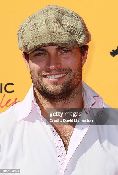 Actor Scott Elrod attends the 1st Annual Veuve Clicquot Polo Classic Los Angeles at Will Rogers State Historic Park on October 10, 2010 in Pacific...