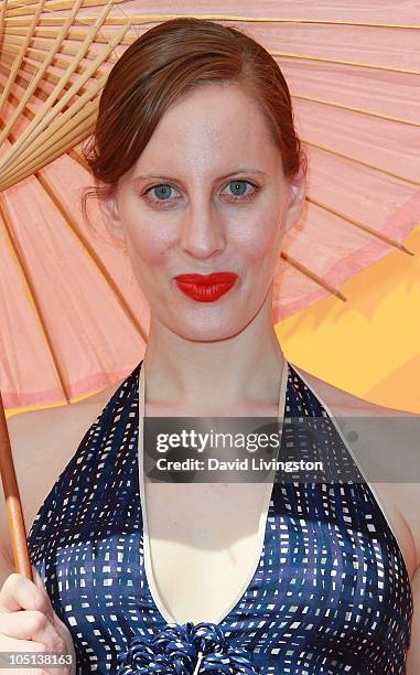 Liz Goldwyn attends the 1st Annual Veuve Clicquot Polo Classic Los Angeles at Will Rogers State Historic Park on October 10, 2010 in Pacific...