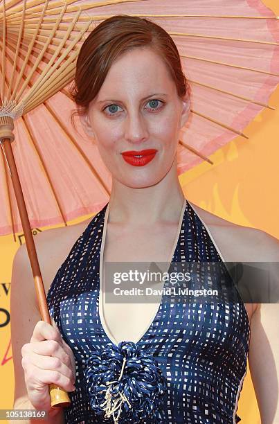 Liz Goldwyn attends the 1st Annual Veuve Clicquot Polo Classic Los Angeles at Will Rogers State Historic Park on October 10, 2010 in Pacific...