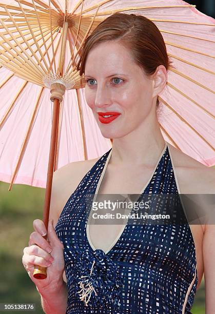 Liz Goldwyn attends the 1st Annual Veuve Clicquot Polo Classic Los Angeles at Will Rogers State Historic Park on October 10, 2010 in Pacific...