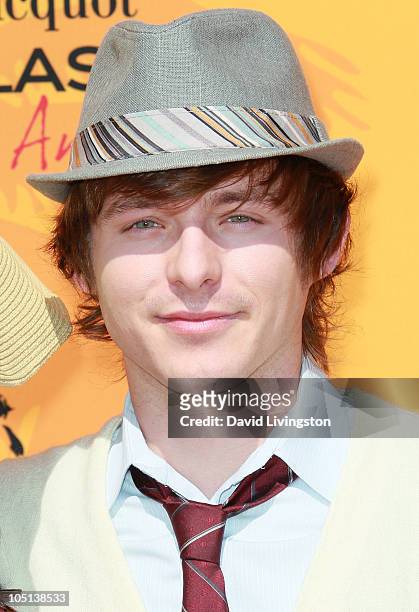 Actor Marshall Allman attends the 1st Annual Veuve Clicquot Polo Classic Los Angeles at Will Rogers State Historic Park on October 10, 2010 in...